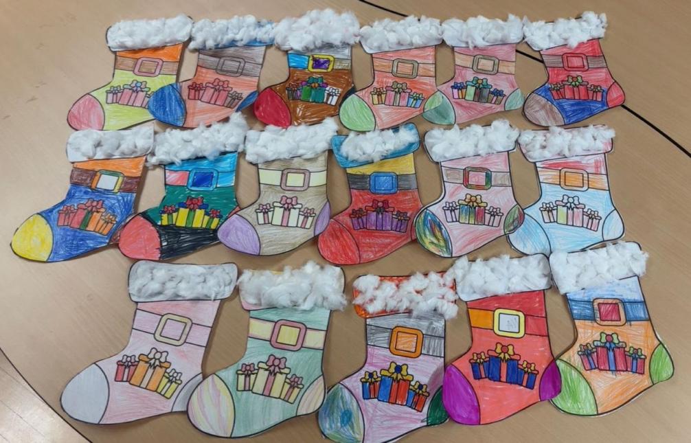 Nikolausschuhe bunt bemalt 